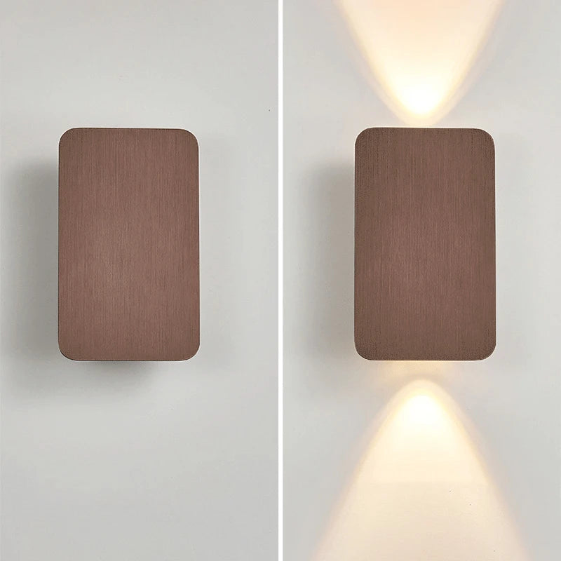 Applique Murale LED Double Faisceau Aluminium