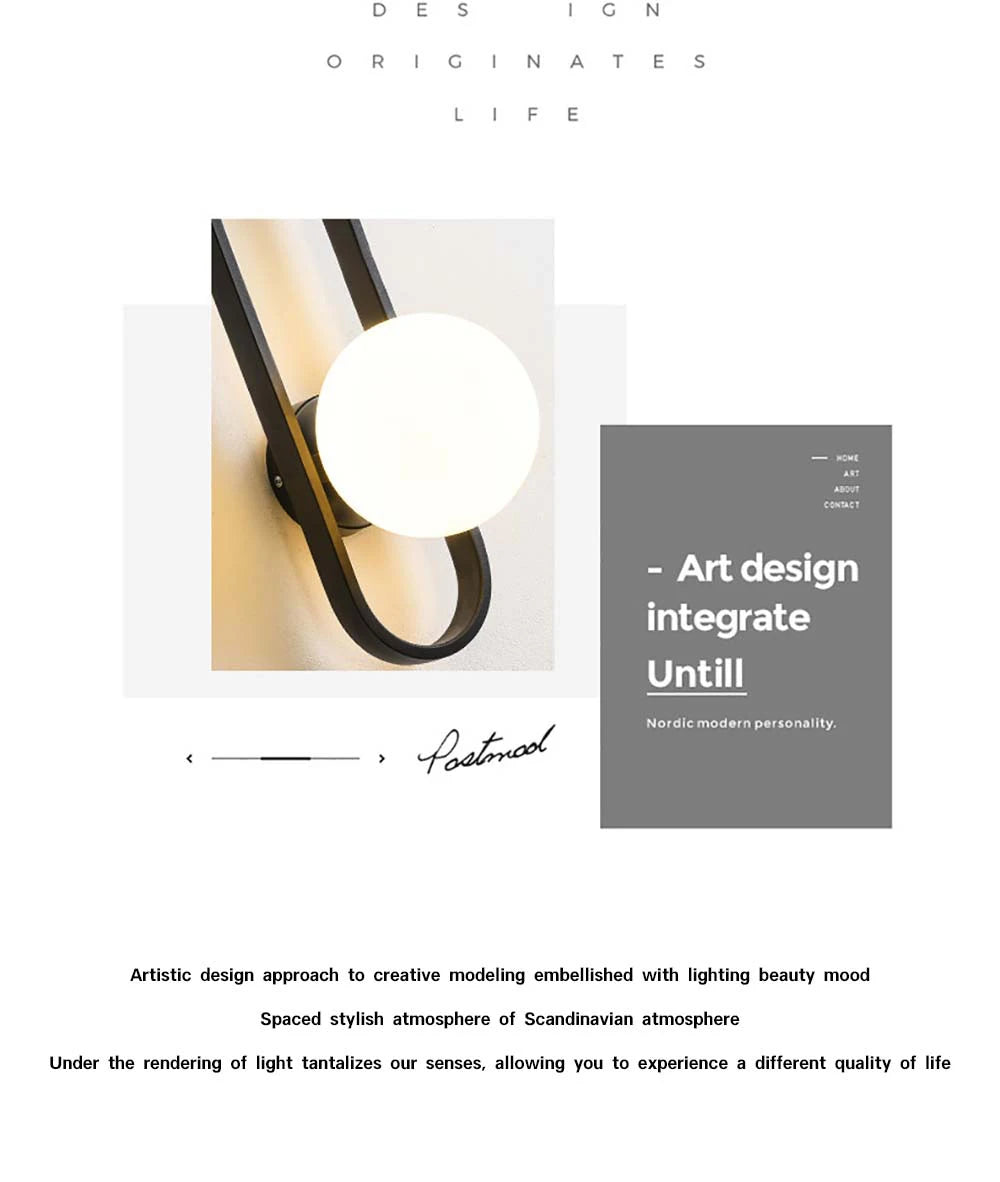12W LED Wall Sconce Modern Design Frosted Glass | Lumfyr