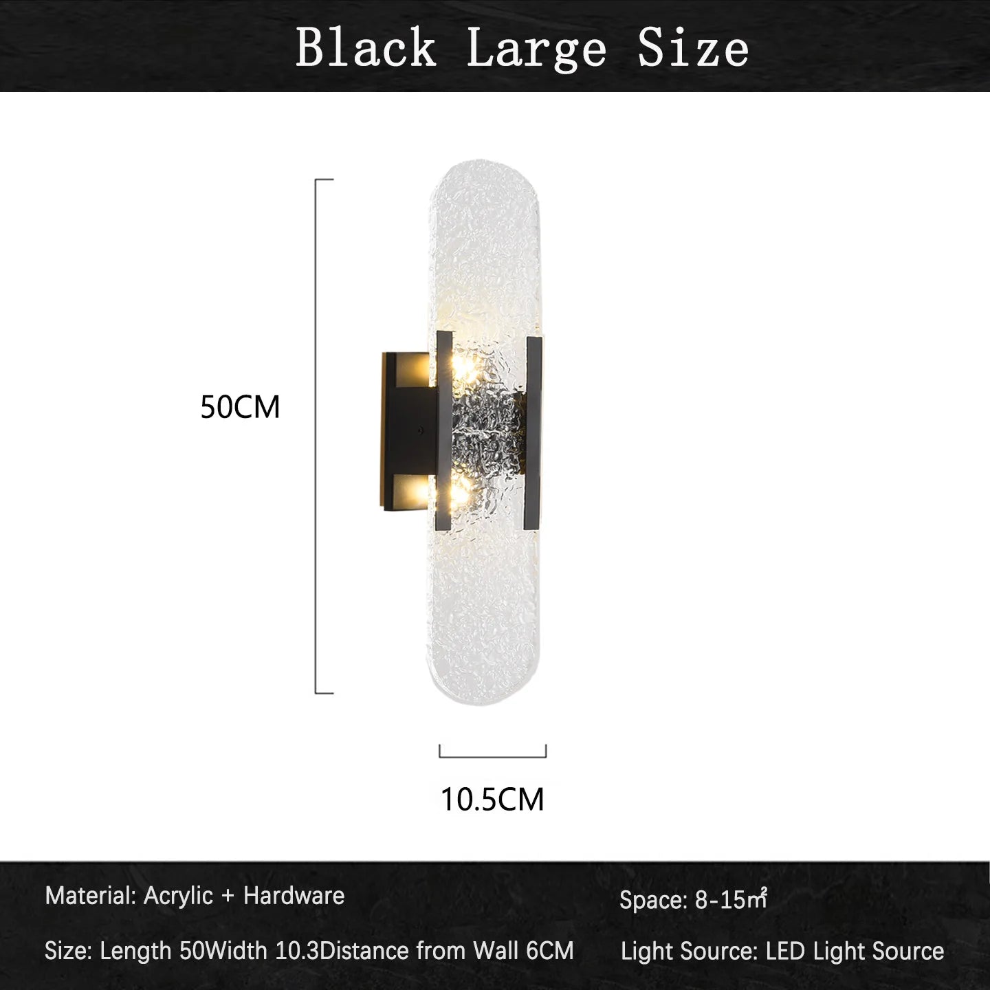 Luxury Contemporary LED Capsule Natural Marble Wall Sconce | Lumfyr
