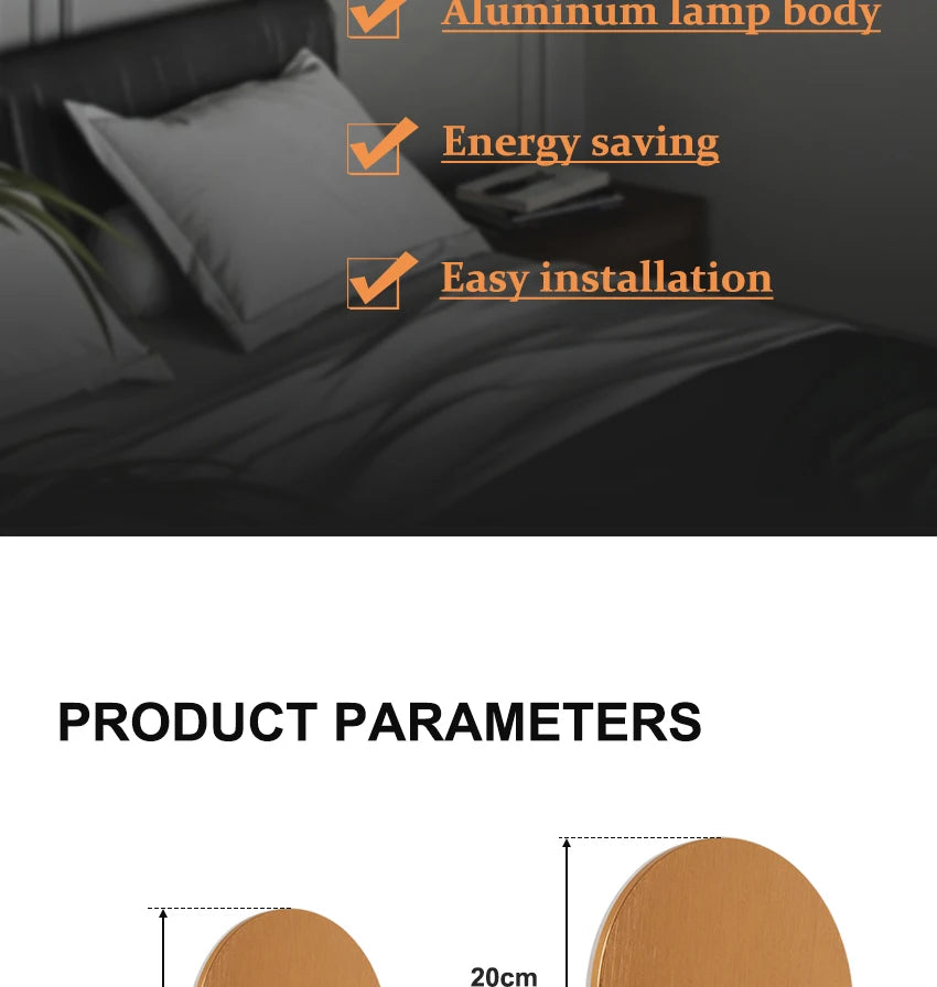 Applique Murale Ronde LED