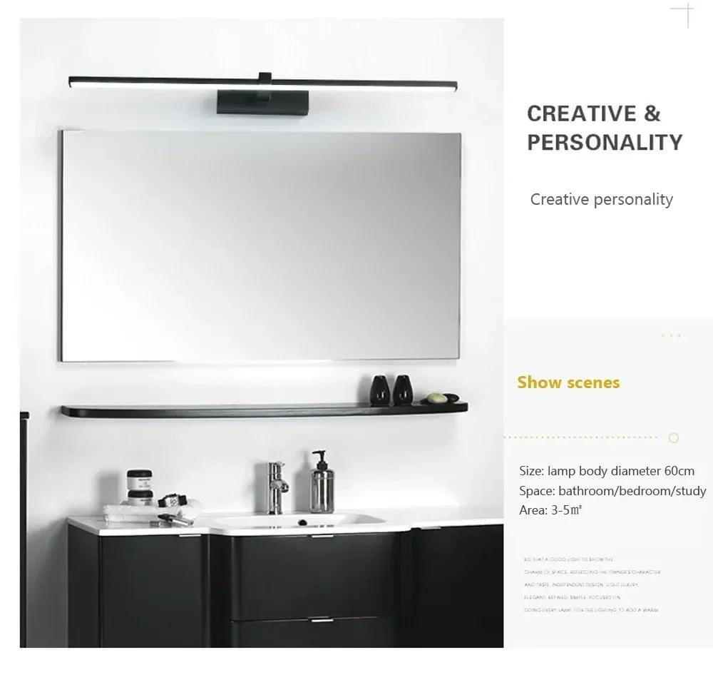Applique Miroir LED Aluminium