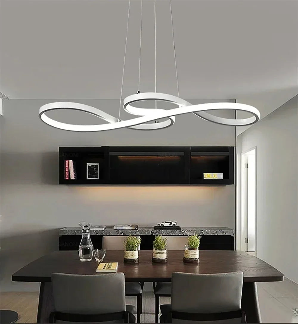 Suspension LED design courbe