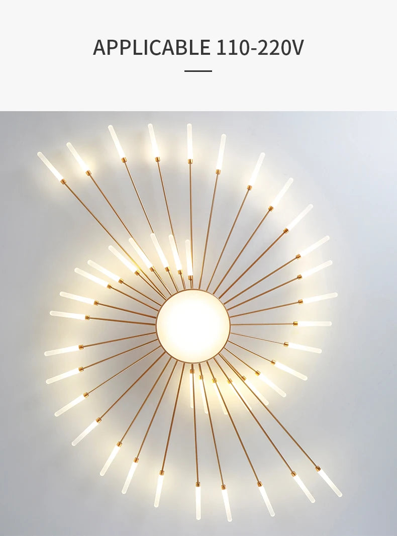 Plafonnier Soleil LED Rayonnant