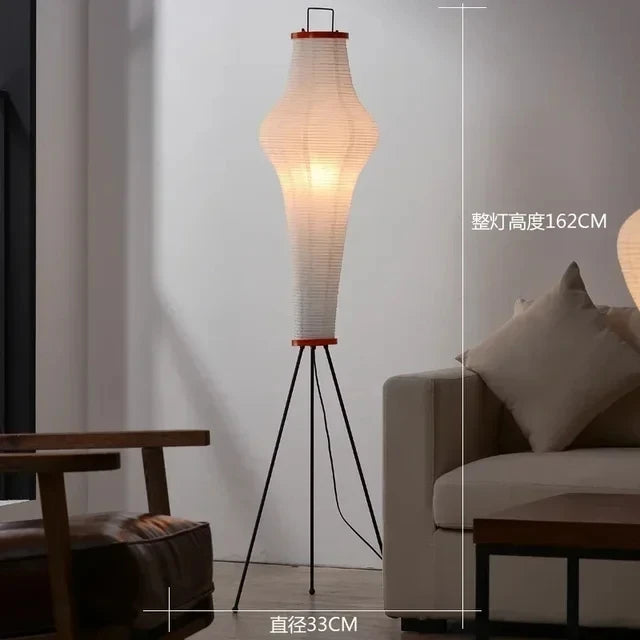 Lampadaire Papier de Riz Design Japonais