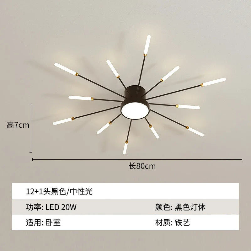 Plafonnier Soleil LED Rayonnant