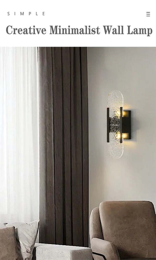 Luxury Contemporary LED Capsule Natural Marble Wall Sconce | Lumfyr