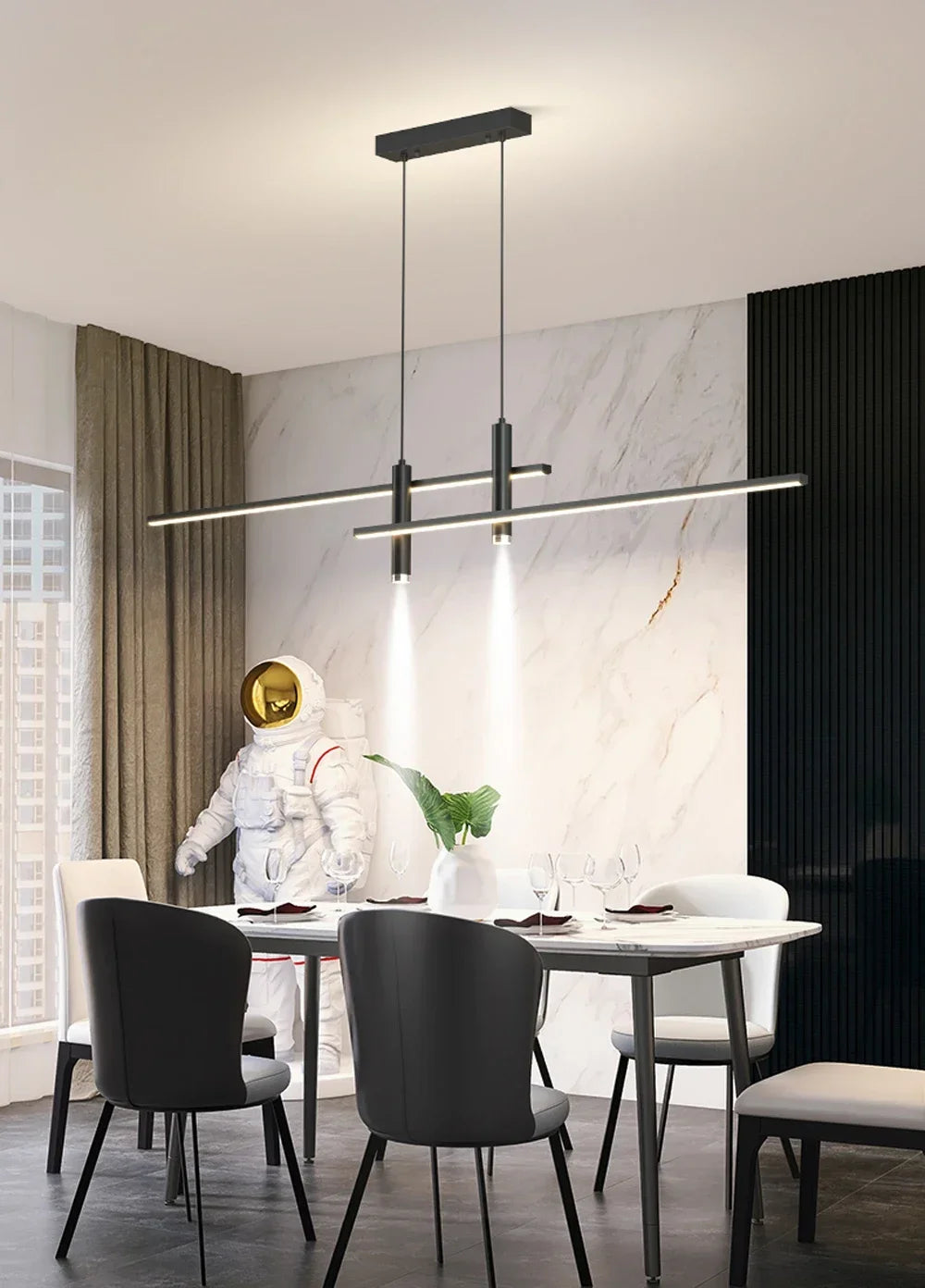 Suspension Linéaire LED Silicone
