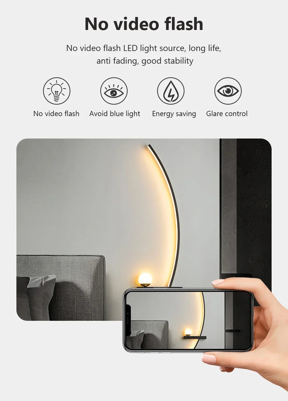 Applique Murale LED Courbée