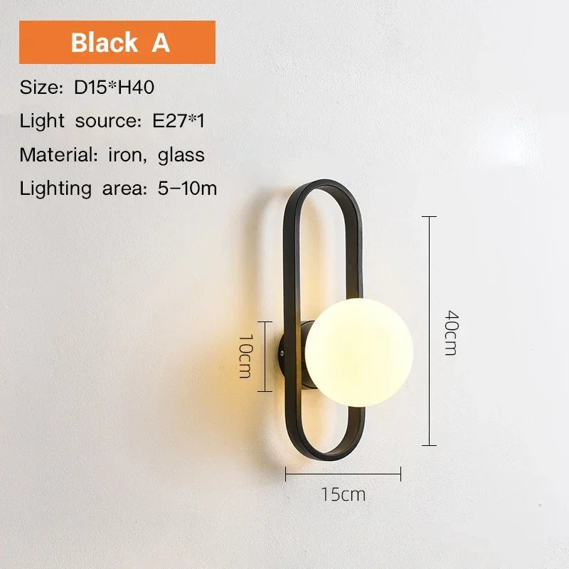 12W LED Wall Sconce Modern Design Frosted Glass | Lumfyr