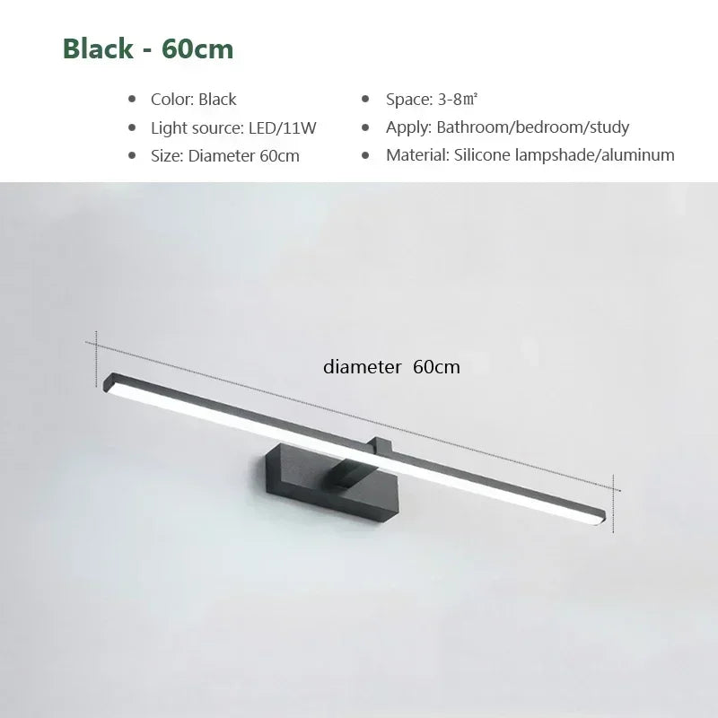 Applique Miroir LED Aluminium