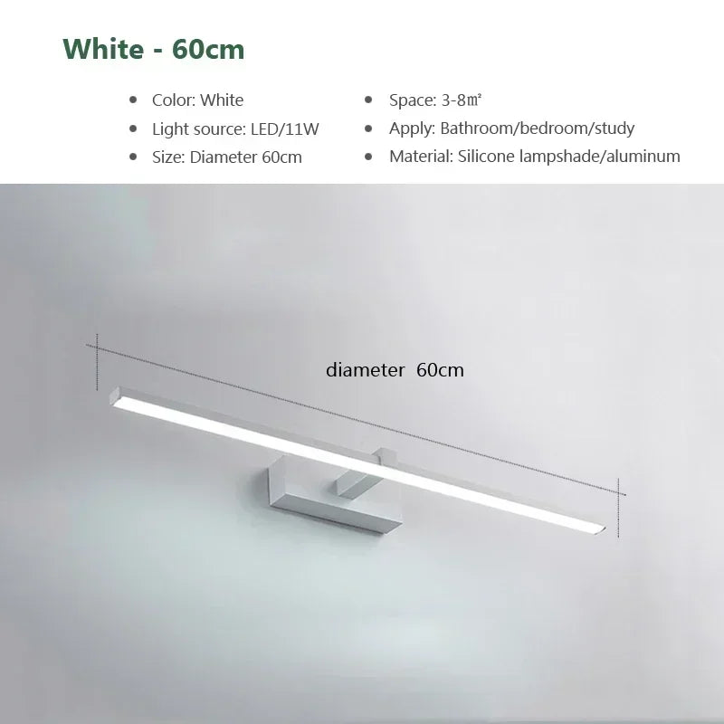 Applique Miroir LED Aluminium