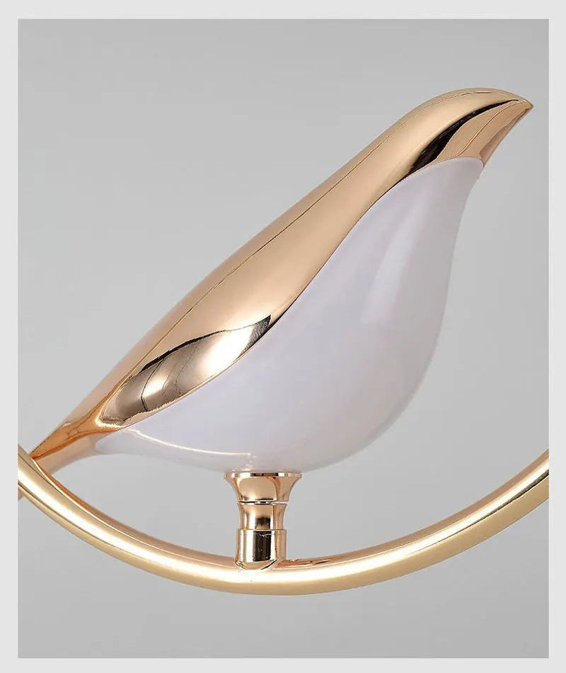 Suspension Oiseau Pie LED Ellipse Rotative