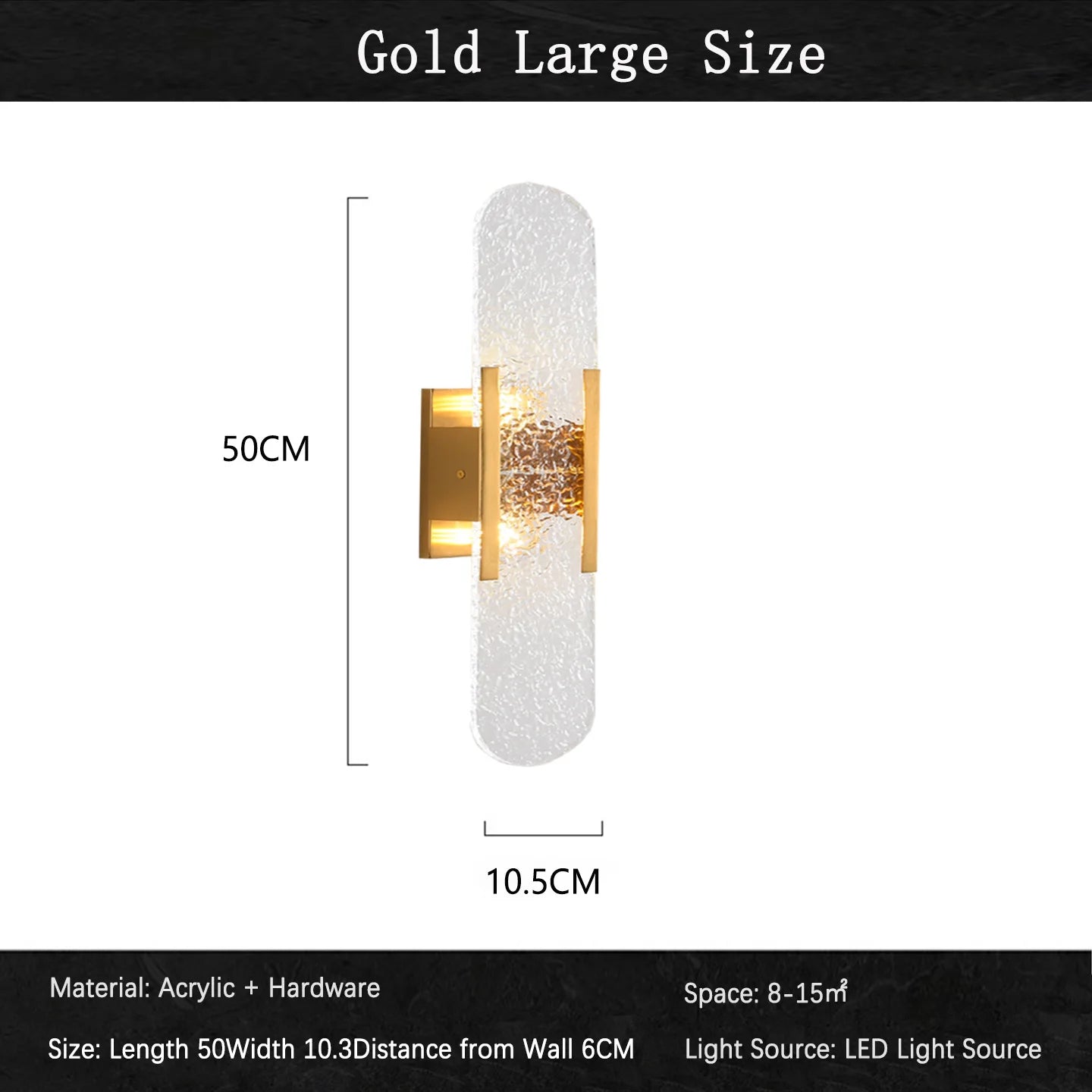 Luxury Contemporary LED Capsule Natural Marble Wall Sconce | Lumfyr