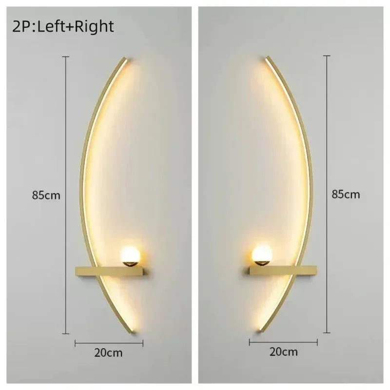 Applique Murale LED Courbée