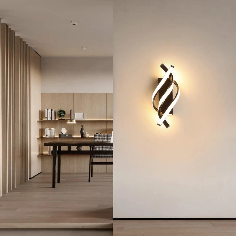 Applique Murale LED Spirale