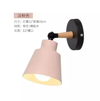 Nordic Wooden Macaron Wall Light Scandinavian Style | Lumfyr