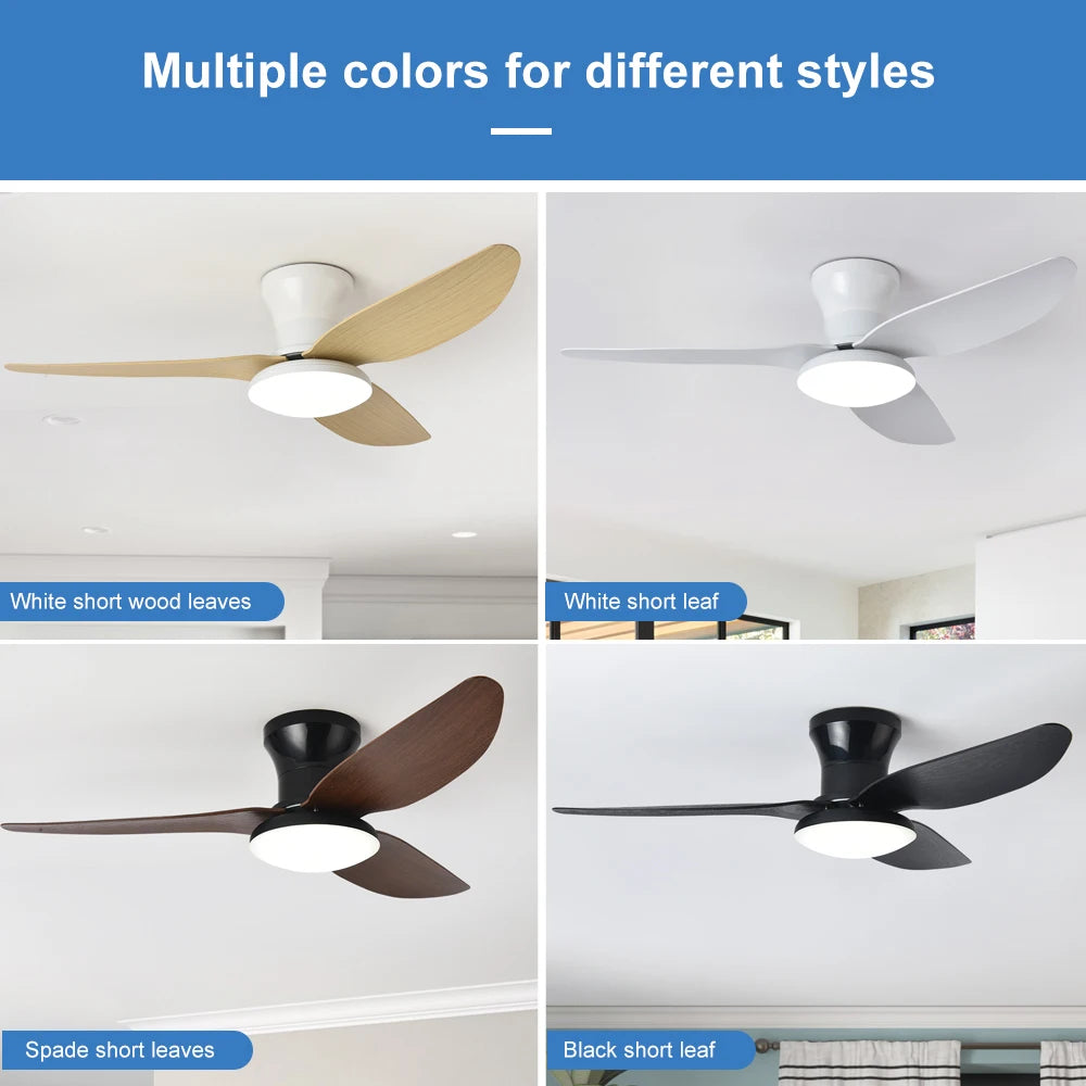 Ventilateur de Plafond LED Dimmable avec Télécommande | Lumfyr
