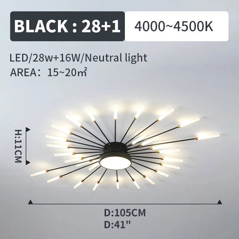 Plafonnier Soleil LED Rayonnant