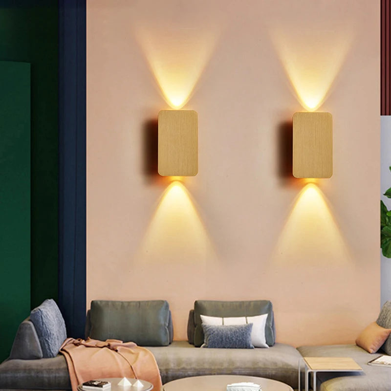 Applique Murale LED Double Faisceau Aluminium
