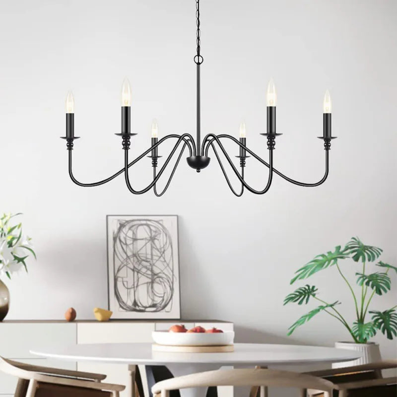 Lustre Rétro 4 à 8 Bras