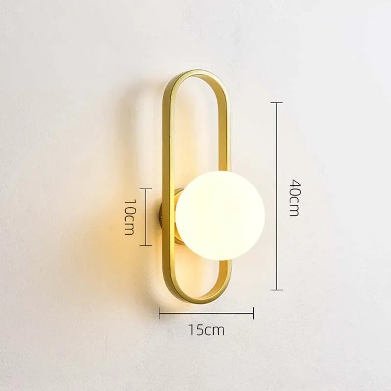 12W LED Wall Sconce Modern Design Frosted Glass | Lumfyr
