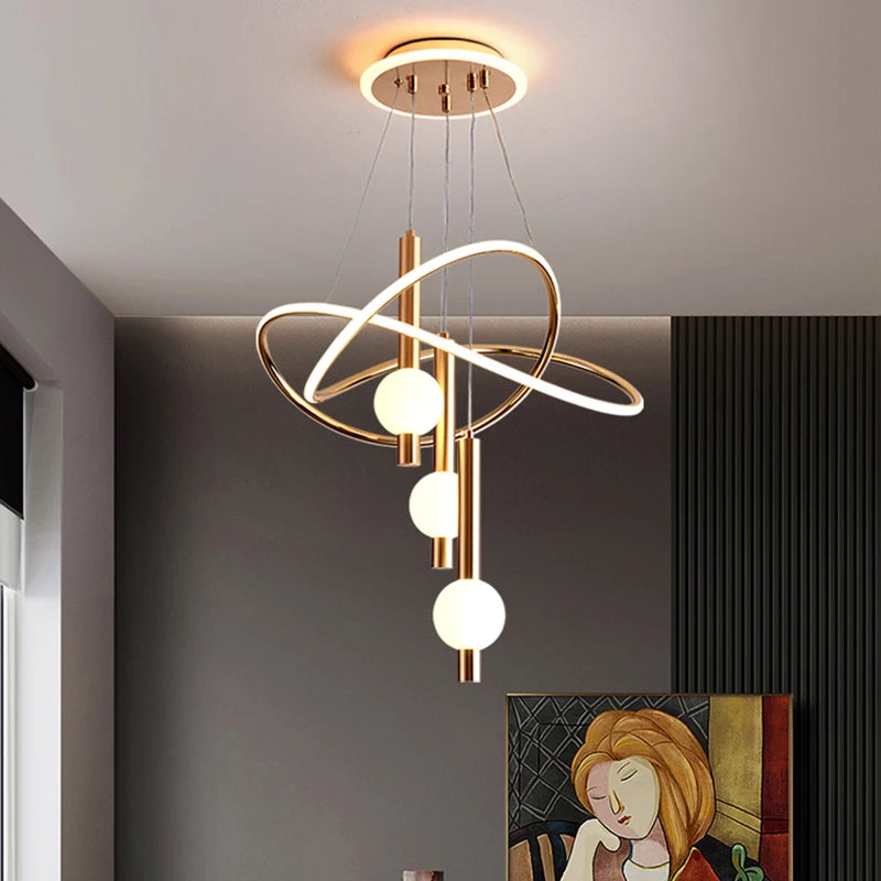 Lustre Suspension LED Pampilles