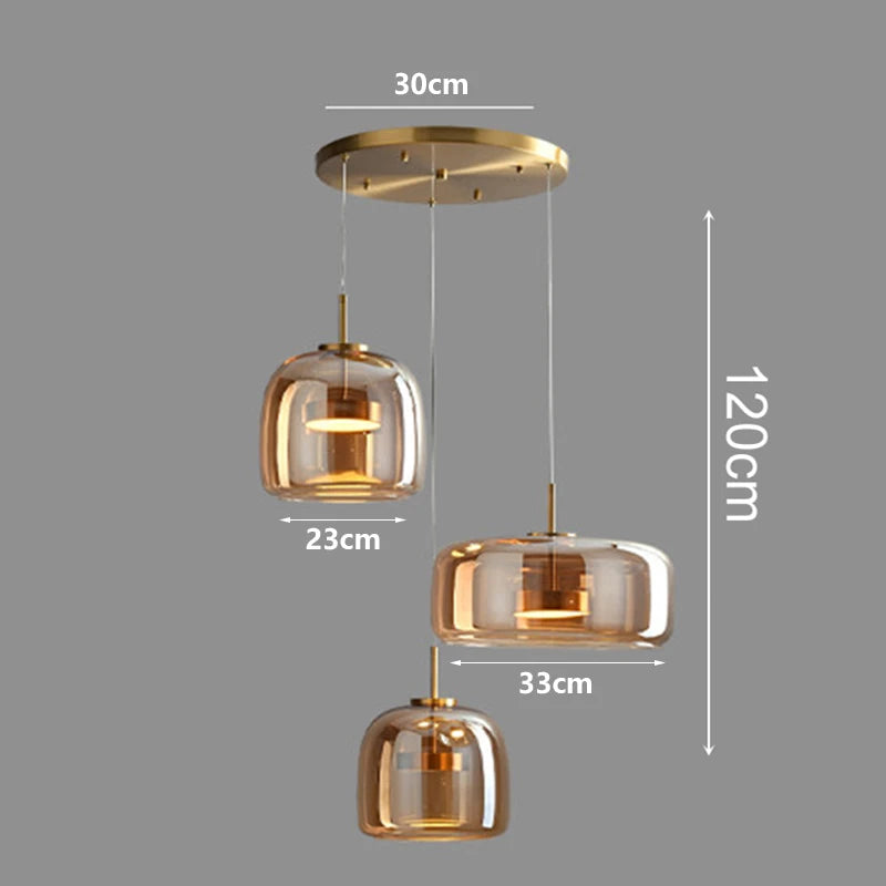 Suspension Verre Teinté