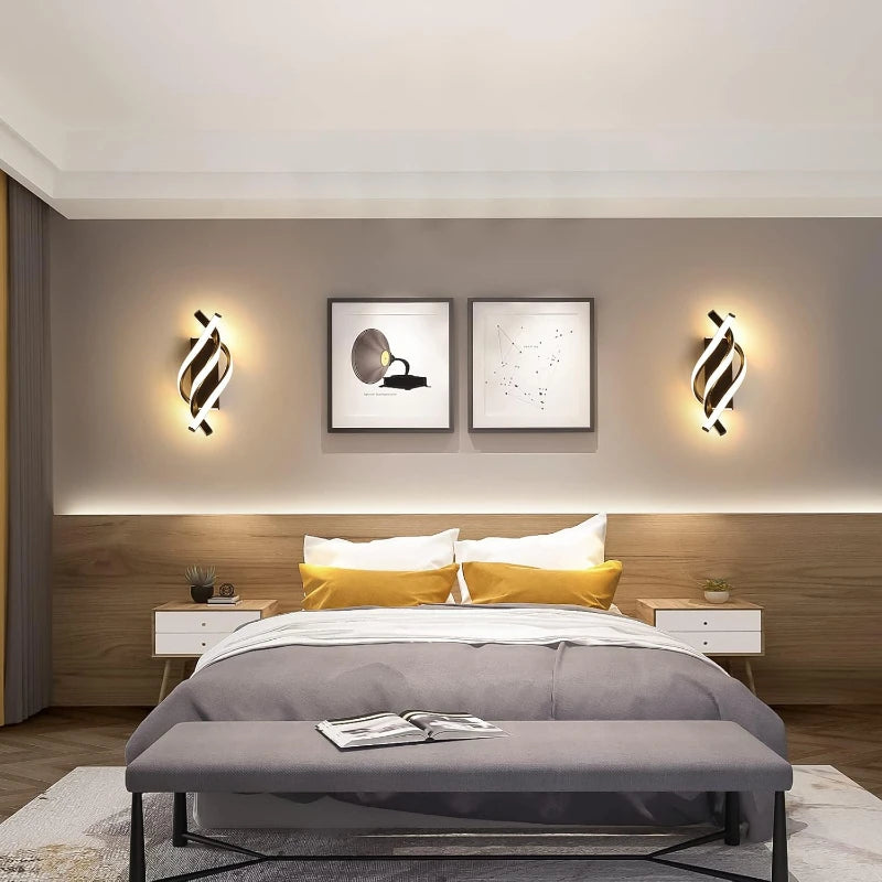 Applique Murale LED Spirale