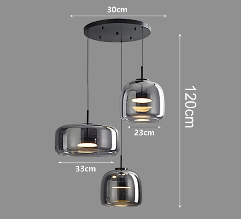 Suspension Verre Teinté