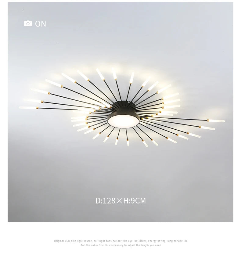 Plafonnier Soleil LED Rayonnant