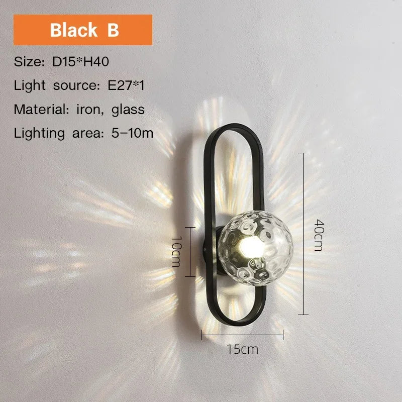 12W LED Wall Sconce Modern Design Frosted Glass | Lumfyr
