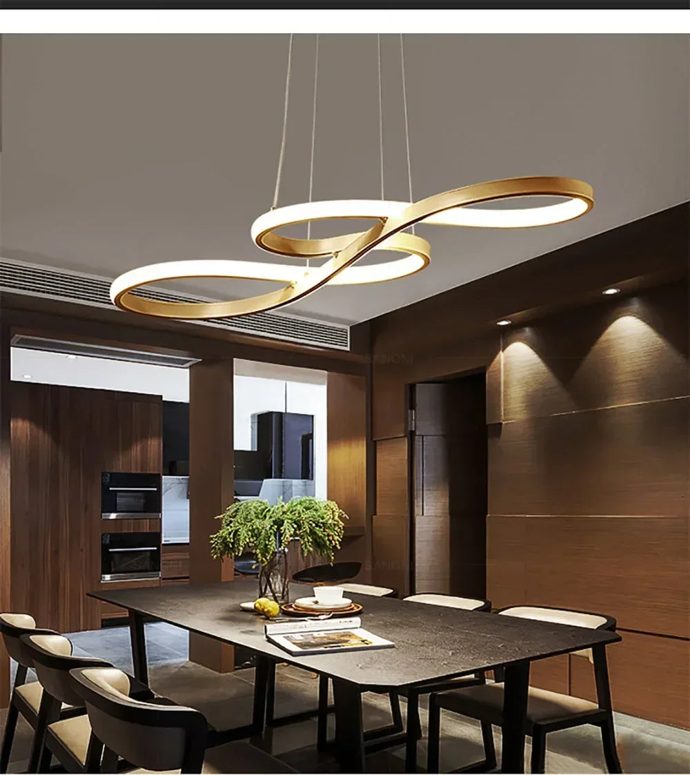 Suspension LED design courbe