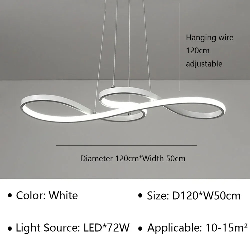 Suspension LED design courbe