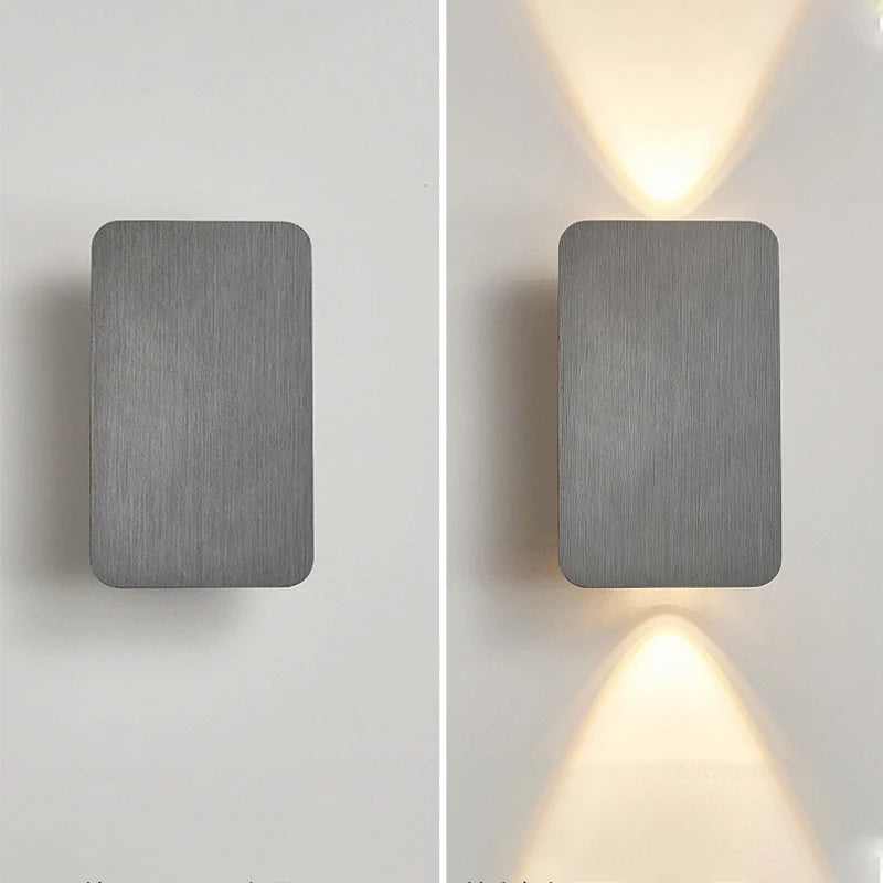 Applique Murale LED Double Faisceau Aluminium