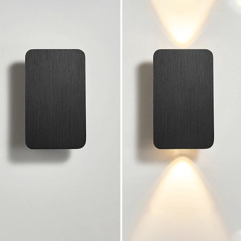 Applique Murale LED Double Faisceau Aluminium