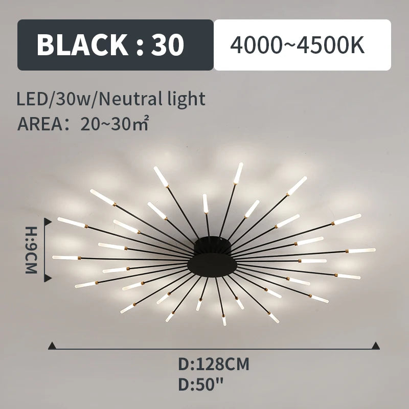 Plafonnier Soleil LED Rayonnant
