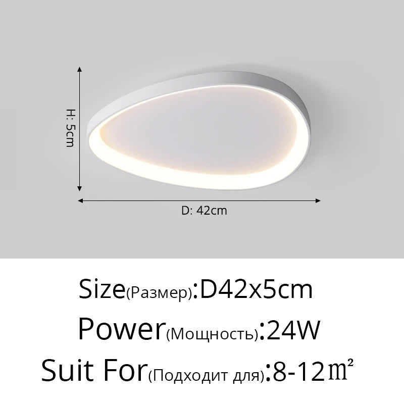 Plafonnier LED Galets