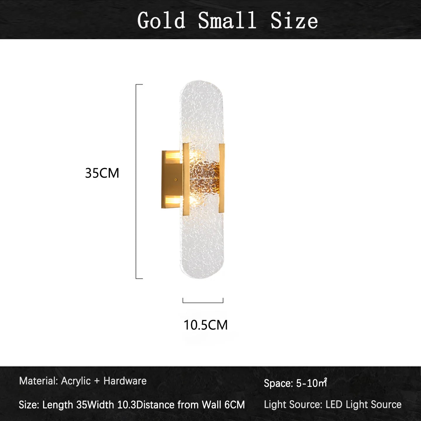Luxury Contemporary LED Capsule Natural Marble Wall Sconce | Lumfyr