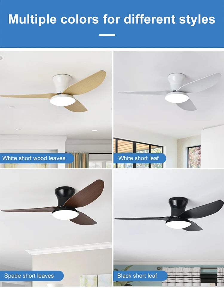 Ventilateur de Plafond LED Dimmable avec Télécommande | Lumfyr