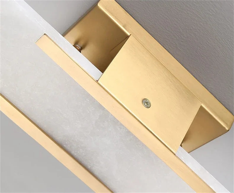 Luxury Contemporary LED Capsule Natural Marble Wall Sconce | Lumfyr