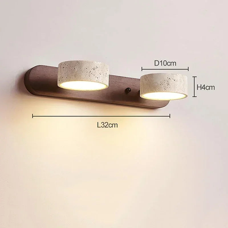 Applique Murale Travertin LED Orientable