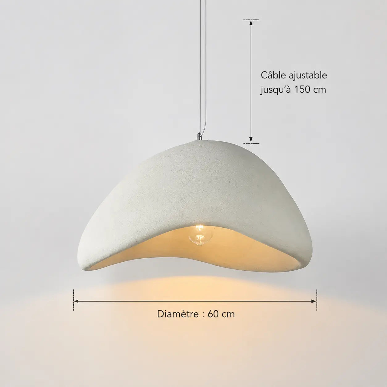 Suspension Wabi-Sabi Sculptée