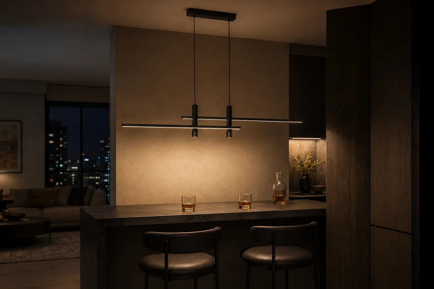 Suspension Linéaire LED Silicone