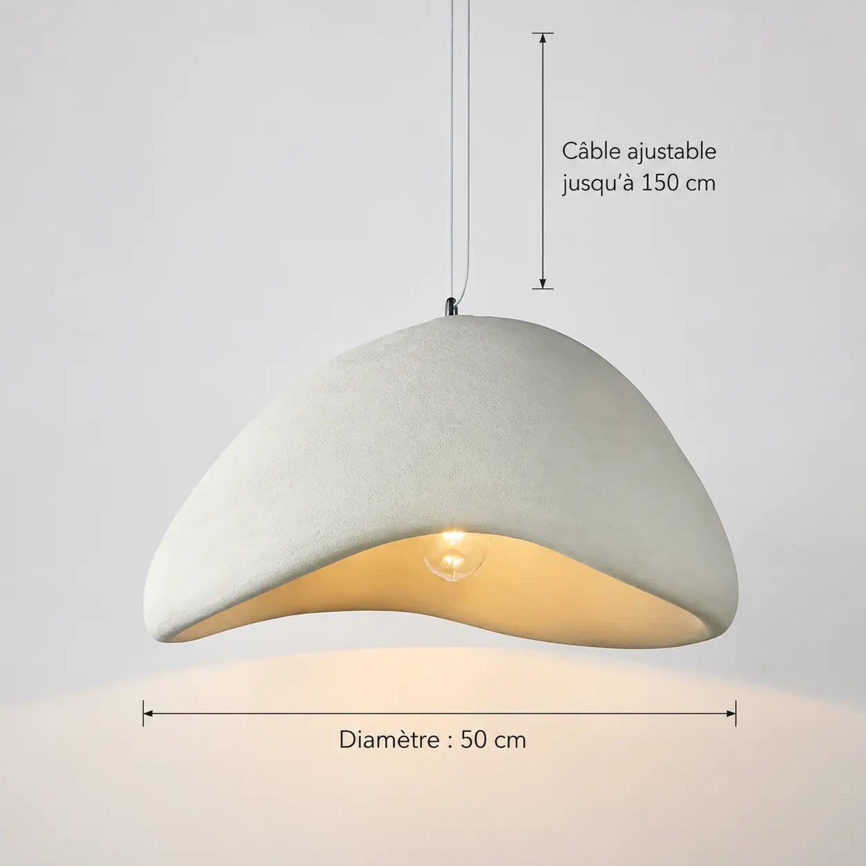 Suspension Wabi-Sabi Sculptée
